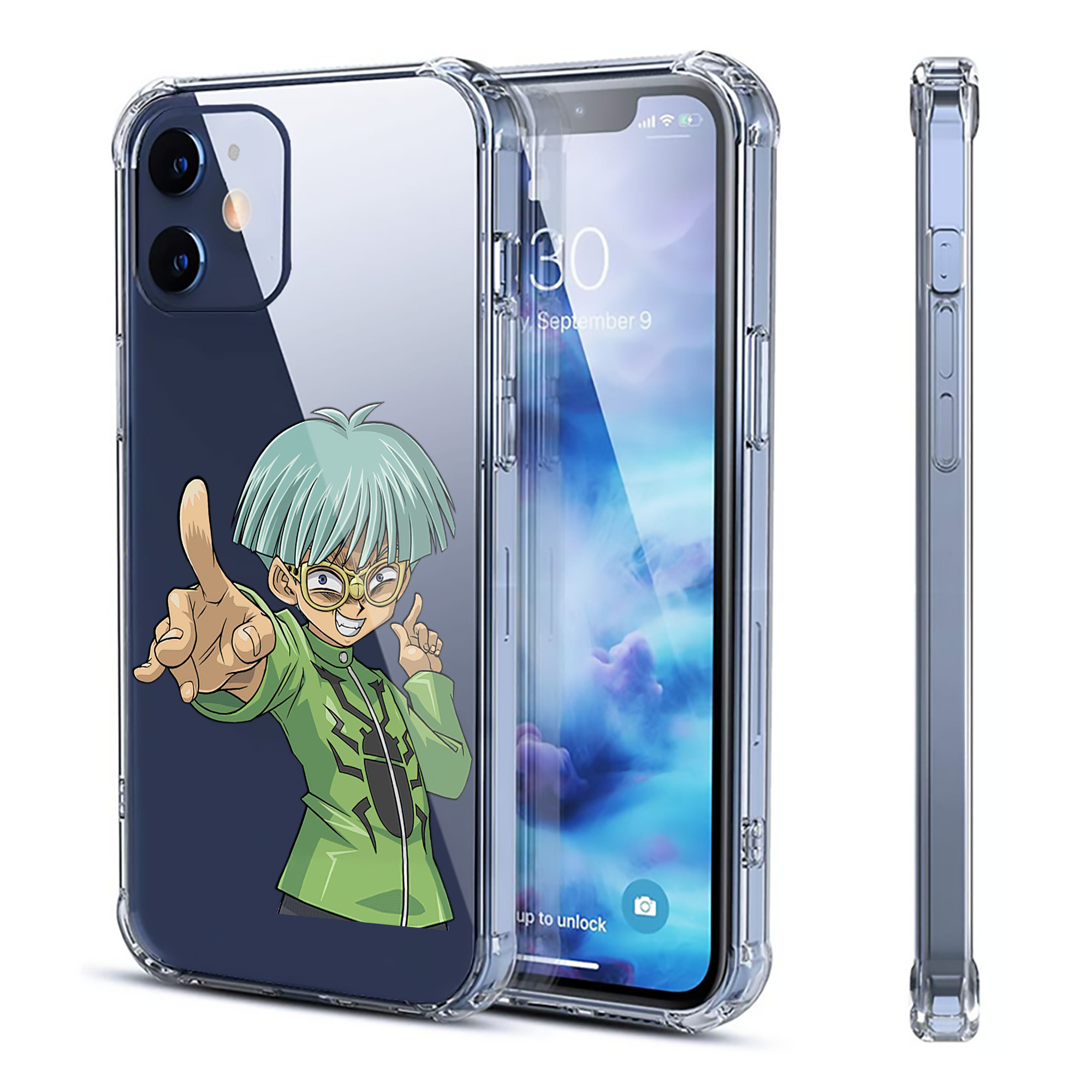 （画像用） 遊☆戯☆王 Yu-Gi-Oh! 【iPhone 12シリーズ対応】透明スマホケース（クリアソフトケース）